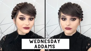 The best wednesday addams hair tutorial!