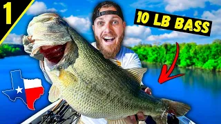 Fishing for the BIGGEST BASS of My Life ( big bass challenge ) part 1
