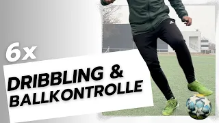 Effektives Technik Training zur Verbesserung von Ballkontrolle und Dribbling I Fußball Skills lernen