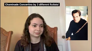 FLUTIST REACTS: 3 DIFFERENT VERSIONS OF THE CHAMINADE CONCERTINO