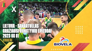Lietuva - Sakartvelas | Gražiausi rungtynių epizodai | 2023 08 01