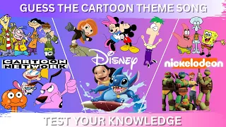Guess The Cartoon Theme Song || 90s-2023 cartoons || Cartoon Network, Disney, Nickolodeon