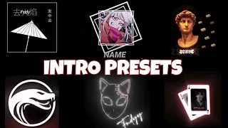 +8 INTRO AND LOGO PRESET BASE PART 16!!! || ALIGHT MOTION