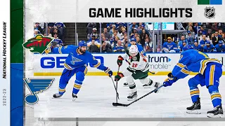 Wild @ Blues 12/31 | NHL Highlights 2022