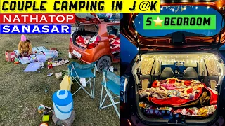 Vlog 205 | ALTO ME 5 star⭐️ BEDROOM. COUPLE TRAVEL TO Jammu & Kashmir IN SLEEPER CLASS CAMPER VAN