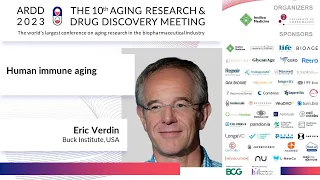 Eric Verdin at ARDD2023: Human immune aging
