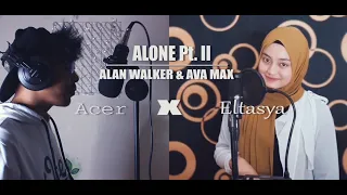 Alan Walker & Ava Max Alone Pt.II Rock Cover ft. Eltasya Natasya