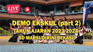 DEMO EKSKUL SMA MARSUDIRINI BEKASI 2023 (Part 2) PASKIBRA, BULU TANGKIS, TEATER GERAK, MODERN DANCE