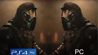 Destiny 2 PC vs PS4 PRO Graphics Comparison [4K/60FPS]