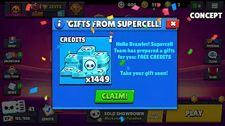 NEW GIFTS IN BRAWL STARS!!!🎁😍/FREE REWARDS 🤫/CONCEPT