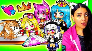 👑 Whoever Can Wake the PRINCE Up Will Become the QUEEN! 👑 Gacha Life Meme Mini Movie Reaction