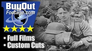 WW2 German Invasion Of Russia Reel-1 HD Stock Footage
