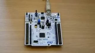 STM32 NUCLEO, Hello World