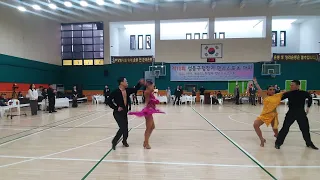 제 10회 성동구청장기 댄스스포츠대회 프로 라틴 final rumba 윤휘진 이소담