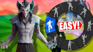 How to Get EVERY EMOTE in Fortnite Creative Season 4 Map Code! (Free Emotes Fortnite)