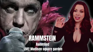 RAMMSTEIN “Rammlied” REACTION! First Time Hearing! #rammstein #madisonsquaregarden