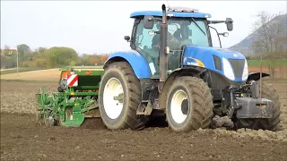 semina 2017,NEW HOLLAND T7060 + seminatrice AMAZONE AD 3000 super