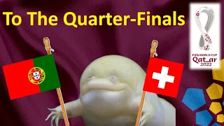 World Cup 2022 Predictions ⚽ Portugal vs Switzerland 🐸 The Guessing Frog - Round of 16