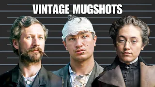 40 Colorized Vintage Mugshots of Criminals (1880 - 1930's)