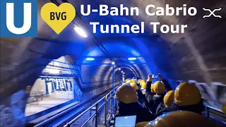 U-Bahn Cabrio Tunnel Tour | Berlin | Unique open carriage metro tunnel tour | FULL RIDE | BVG | 2021