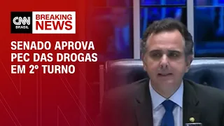 Senado aprova PEC das drogas em 2º turno | CNN PRIME TIME