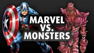 MARVEL vs. MONSTERS - The BEST Classic Horror Monster Appearances and Clashes in Marvel Comics