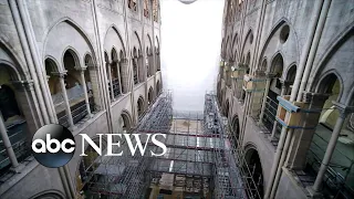 Nearly 2 years after inferno: A look at Notre Dame's restoration progress | WNT