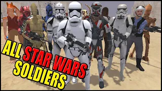 1 Soldiers from Every STAR WARS Army! - Men of War: Star Wars Mod Battle Simulator