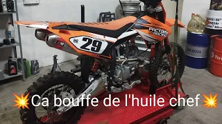 💥Pitbike Bigy 190cc Daytona💥 Surconsommation d'huile, je démonte le haut moteur 👍