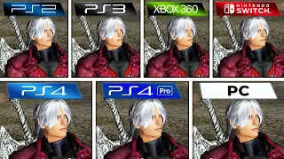 Devil May Cry (2001) PS2 vs PS3 vs XBOX 360 vs Switch vs PS4 vs PS4 Pro vs PC