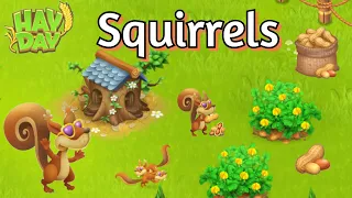 Hay Day: Squirrels (Tutorial & First Gameplay)