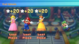 Mario Party 10 - Peach vs Mario vs Luigi vs Daisy - Airship Central