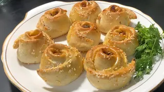 Chicken Rose Buns Recipe | Chicken bread Bakery Style 😋 |by letscook1530