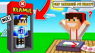 GPLAY SPRAWDZA WYKRYWACZEM KŁAMSTW LAKIEGO W MINECRAFT?!