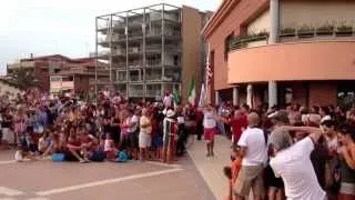 USA Flag, Parade of Flags, F18 Worlds 2013, Marina di Grosseto