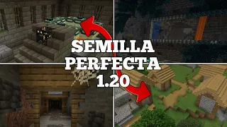 3 SEMILLAS PERFECTAS para MINECRAFT BEDROCK 1.20 🌸