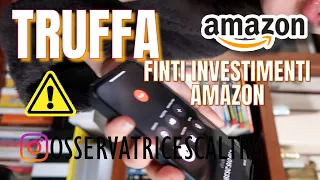 TRUFFA INVESTIMENTI AMAZON  SGAMATO CALL CENTER OPERATRICE MALEDUC4TA #truffa #truffacallcenter