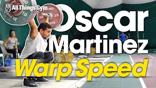 Oscar Martínez WARP SPEED (155kg Snatch + 195kg Clean & Jerk at 76kg!)