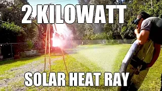 2 kilowatt solar heat ray Preview Parabolic Solar Array for the Death Ray