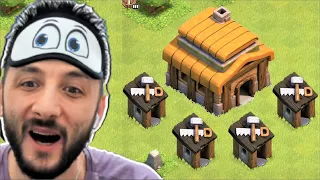 4.İNŞAATÇIYI ALDIM😅 KÖY BİNASINI 3'e BASTIM! Clash of Clans #2