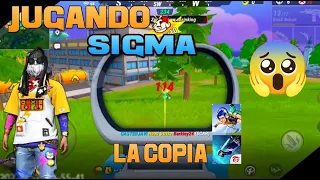 JUGANDO SIGMA PRIMERA VES  🥵 LA COPIA DE FREE FIRE  😱MIRA LO QUE PASO EPICO