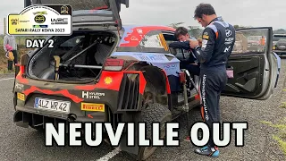 WRC Safari Rally Kenya 2023 | Neuville Out - Friday Highlights