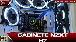 Gabinete NZXT H7: PC Gamer Custo e Benefício Snow Portal BRX