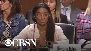 Simone Biles testifies to Congress about "crisis of abuse" in sports