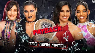 WWE 2K23 - Rhea Ripley & IYO SKY Vs Raquel Rodriguez & Bianca Belair | WWE Payback