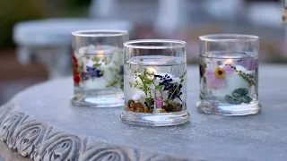 DIY Dried Flower Resin Candles 🌿🕯 // Garden Answer