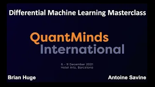 Differential Machine Learning Masterclass