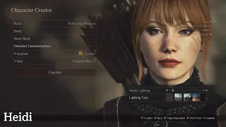 How to make my Arisen Heidi - Dragon's Dogma 2 Character Creator