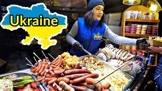 🇺🇦 LVIV, UKRAINE | STREET FOOD NIGHT MARKET AND NAUGHTY UKRAINIAN ANGELS AT NIGHT