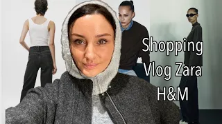 Shopping vlog:Zara, H&M. Базовые вещи на сезон осень-зима 2024